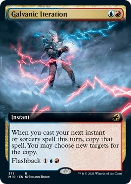 Image for Galvanic Iteration (Extended Art) (Innistrad: Midnight Hunt) (371) - Magic: The Gathering
