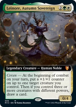 Image for Leinore, Autumn Sovereign (Extended Art) (Commander: Innistrad: Midnight Hunt) (39) - Magic: The Gathering