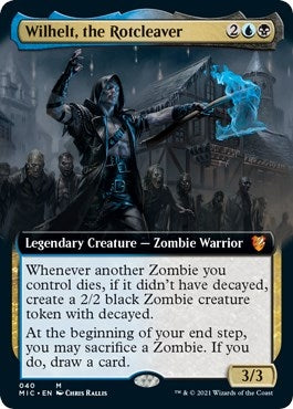 Image for Wilhelt, the Rotcleaver (Extended Art) (Commander: Innistrad: Midnight Hunt) (40) - Magic: The Gathering