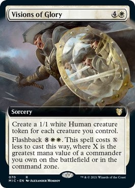 Image for Visions of Glory (Extended Art) (Commander: Innistrad: Midnight Hunt) (70) - Magic: The Gathering