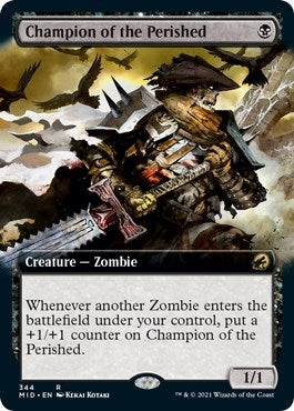 Image for Champion of the Perished (Extended Art) (Innistrad: Midnight Hunt) (344) - Magic: The Gathering