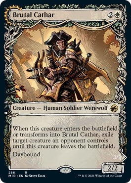 Image for Brutal Cathar (Showcase) (Innistrad: Midnight Hunt) (286) - Magic: The Gathering