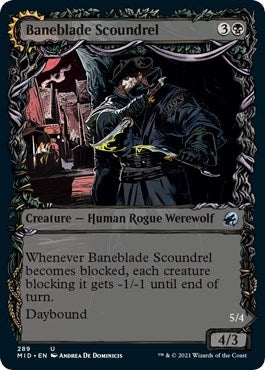 Image for Baneblade Scoundrel (Showcase) (Innistrad: Midnight Hunt) (289) - Magic: The Gathering