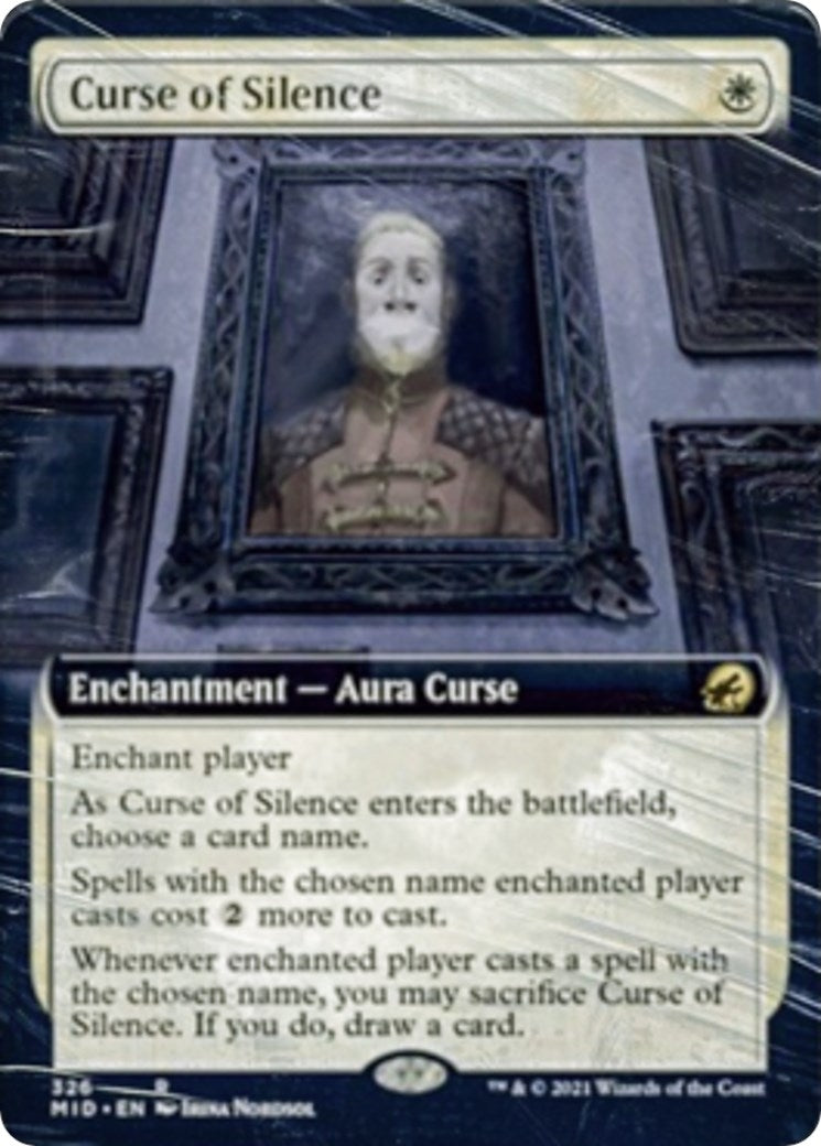 Image for Curse of Silence (Extended Art) (Innistrad: Midnight Hunt) (326) - Magic: The Gathering