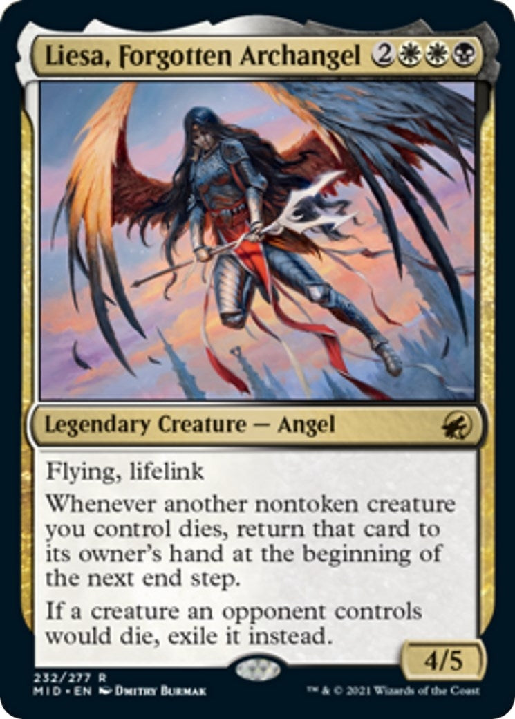 Image for Liesa, Forgotten Archangel (Innistrad: Midnight Hunt) (232) - Magic: The Gathering