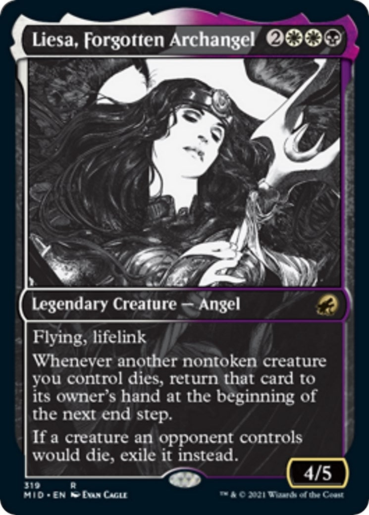 Image for Liesa, Forgotten Archangel (Showcase) (Innistrad: Midnight Hunt) (319) - Magic: The Gathering