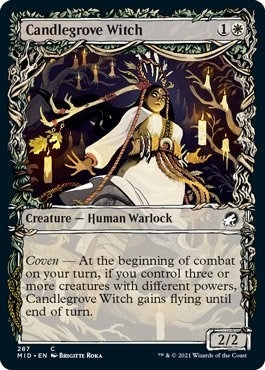Image for Candlegrove Witch (Showcase) (Innistrad: Midnight Hunt) (287) - Magic: The Gathering