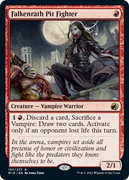 Image for Falkenrath Pit Fighter (Innistrad: Midnight Hunt) (137) - Magic: The Gathering
