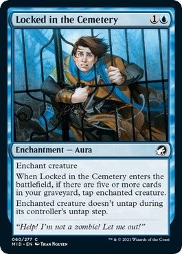 Image for Locked in the Cemetery (Innistrad: Midnight Hunt) (60) - Magic: The Gathering