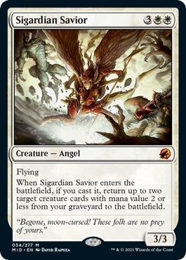 Image for Sigardian Savior (Innistrad: Midnight Hunt) (34) - Magic: The Gathering