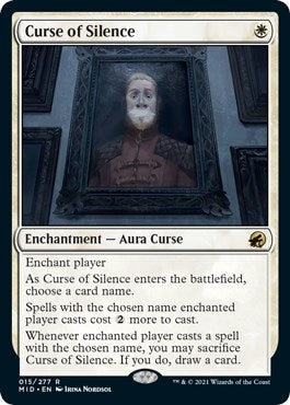 Image for Curse of Silence (Innistrad: Midnight Hunt) (15) - Magic: The Gathering