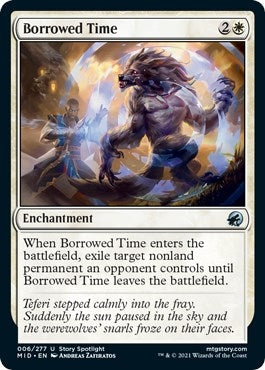 Image for Borrowed Time (Innistrad: Midnight Hunt) (6) - Magic: The Gathering