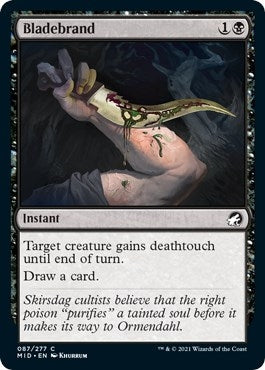 Image for Bladebrand (Innistrad: Midnight Hunt) (87) - Magic: The Gathering