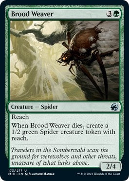 Image for Brood Weaver (Innistrad: Midnight Hunt) (173) - Magic: The Gathering