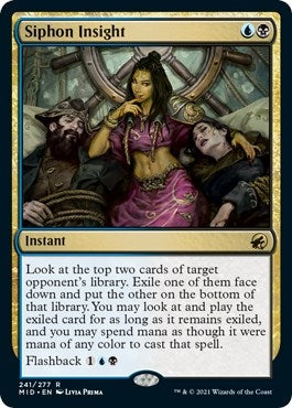 Image for Siphon Insight (Innistrad: Midnight Hunt) (241) - Magic: The Gathering