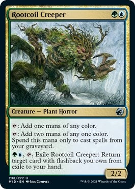 Image for Rootcoil Creeper (Innistrad: Midnight Hunt) (238) - Magic: The Gathering