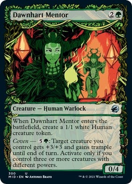 Image for Dawnhart Mentor (Showcase) (Innistrad: Midnight Hunt) (300) - Magic: The Gathering