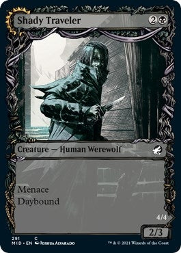 Image for Shady Traveler (Showcase) (Innistrad: Midnight Hunt) (291) - Magic: The Gathering