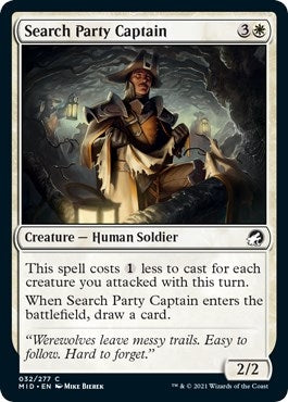 Image for Search Party Captain (Innistrad: Midnight Hunt) (32) - Magic: The Gathering