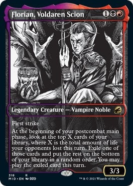 Image for Florian, Voldaren Scion (Showcase) (Innistrad: Midnight Hunt) (318) - Magic: The Gathering