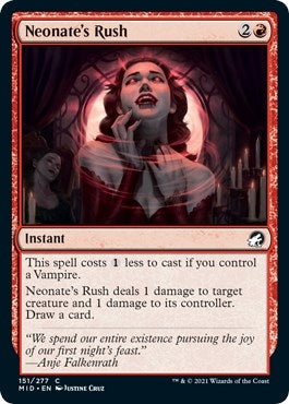 Image for Neonate's Rush (Innistrad: Midnight Hunt) (151) - Magic: The Gathering