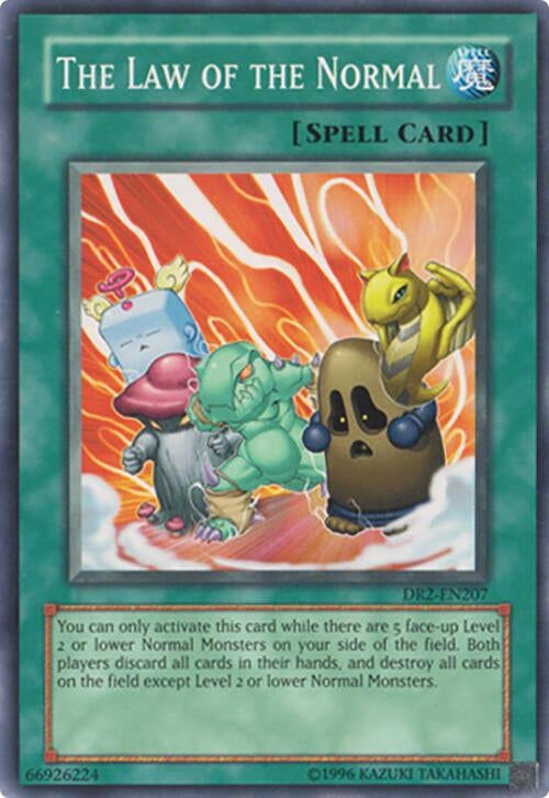 Image for The Law of the Normal (Dark Revelation Volume 2) (DR2-EN207) - YuGiOh