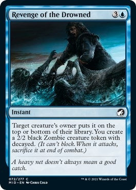 Image for Revenge of the Drowned (Innistrad: Midnight Hunt) (72) - Magic: The Gathering