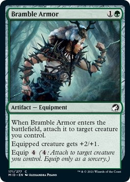 Image for Bramble Armor (Innistrad: Midnight Hunt) (171) - Magic: The Gathering