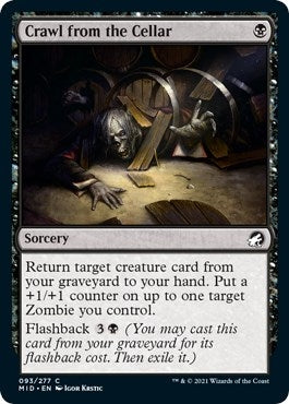 Image for Crawl from the Cellar (Innistrad: Midnight Hunt) (93) - Magic: The Gathering