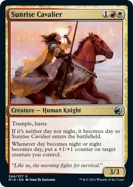 Image for Sunrise Cavalier (Innistrad: Midnight Hunt) (244) - Magic: The Gathering