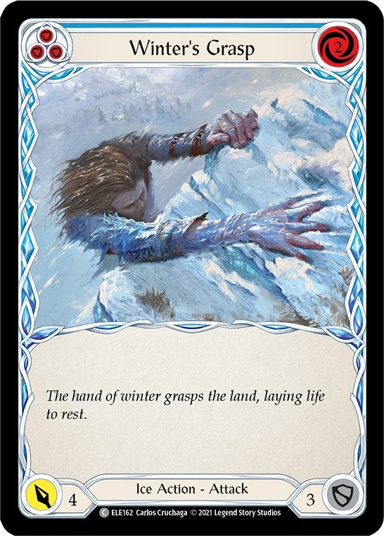 Image for Winter's Grasp (Blue) (Tales of Aria) (ELE162) - Flesh and Blood TCG