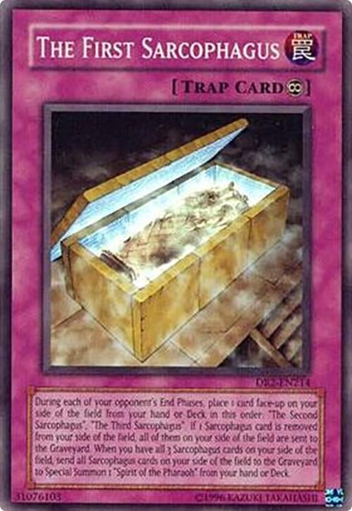 Image for The First Sarcophagus (Dark Revelation Volume 2) (DR2-EN214) - YuGiOh