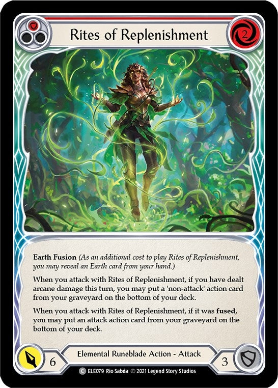 Image for Rites of Replenishment (Red) (Tales of Aria) (ELE079) - Flesh and Blood TCG