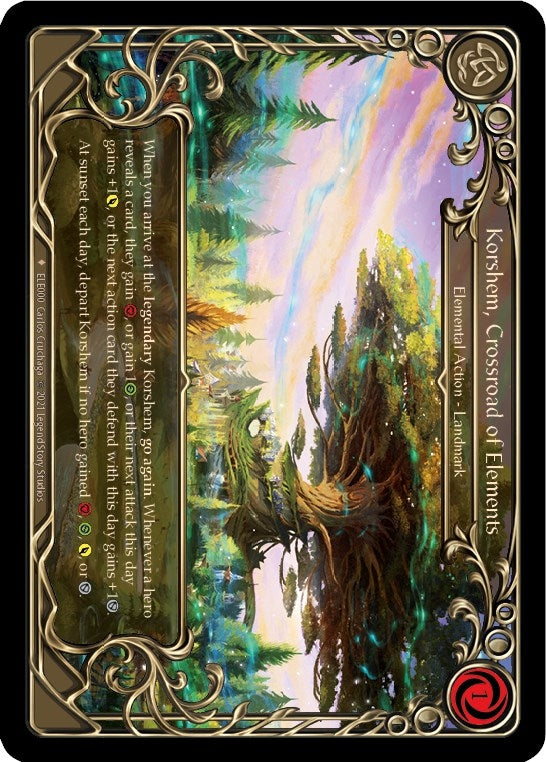Image for Korshem, Crossroad of Elements (Tales of Aria) (ELE000) - Flesh and Blood TCG