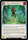 Image for Rites of Replenishment (Yellow) (Tales of Aria) (ELE080) - Flesh and Blood TCG