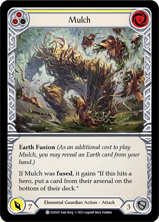 Image for Mulch (Yellow) (Tales of Aria) (ELE020) - Flesh and Blood TCG