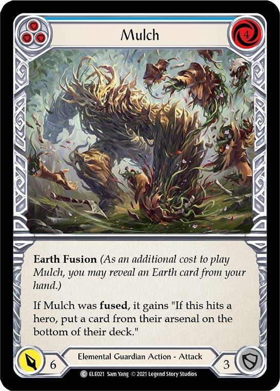 Image for Mulch (Blue) (Tales of Aria) (ELE021) - Flesh and Blood TCG