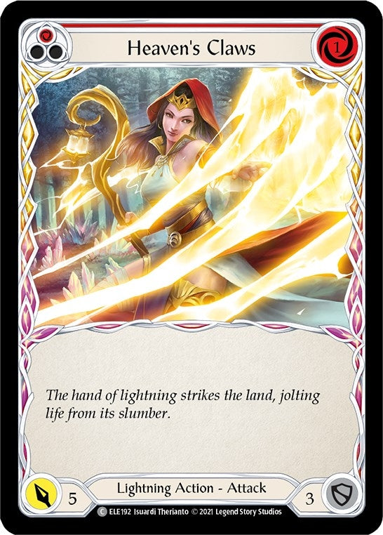 Image for Heaven's Claws (Red) (Tales of Aria) (ELE192) - Flesh and Blood TCG