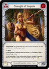 Image for Strength of Sequoia (Blue) (Tales of Aria) (ELE030) - Flesh and Blood TCG