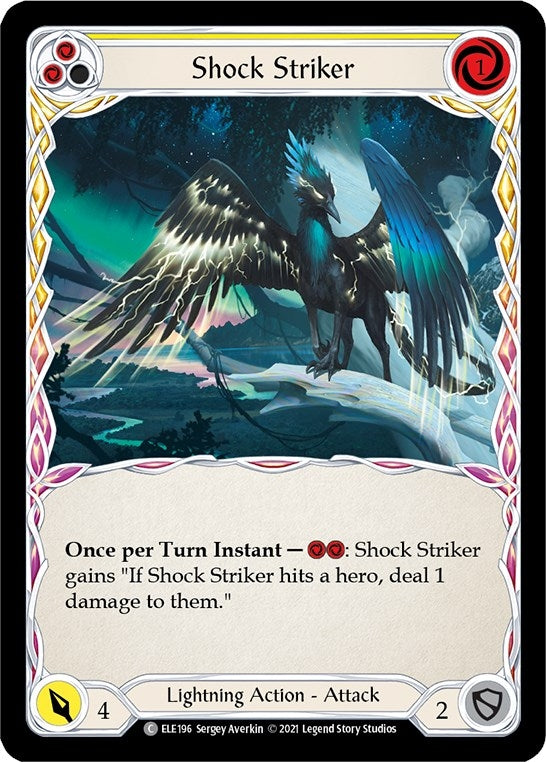 Image for Shock Striker (Yellow) (Tales of Aria) (ELE196) - Flesh and Blood TCG