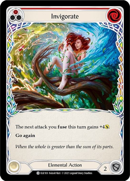 Image for Invigorate (Red) (Tales of Aria) (ELE103) - Flesh and Blood TCG