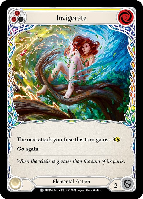 Image for Invigorate (Yellow) (Tales of Aria) (ELE104) - Flesh and Blood TCG