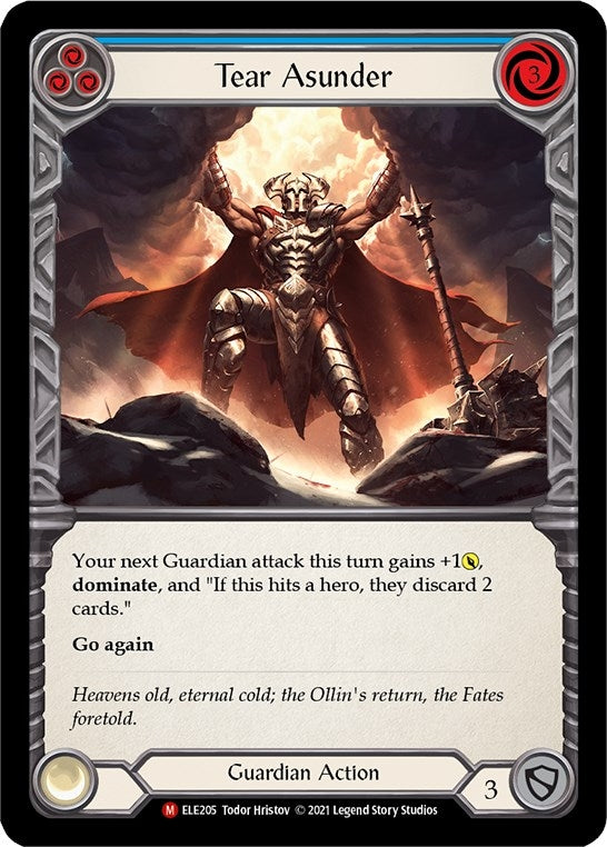 Image for Tear Asunder (Tales of Aria) (ELE205) - Flesh and Blood TCG