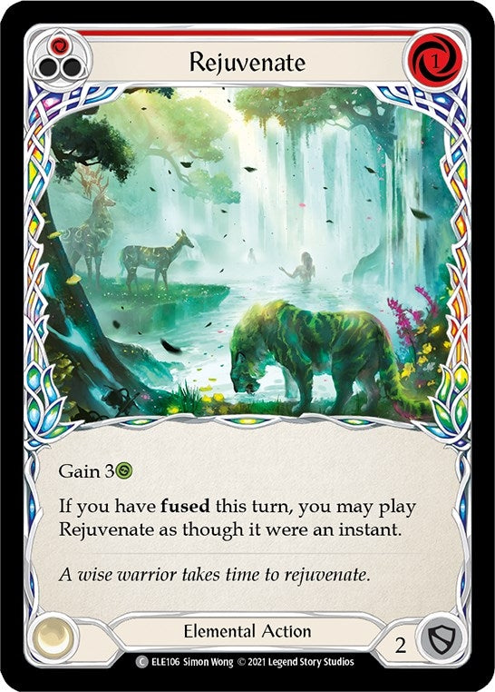 Image for Rejuvenate (Red) (Tales of Aria) (ELE106) - Flesh and Blood TCG