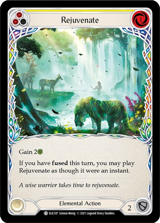 Image for Rejuvenate (Yellow) (Tales of Aria) (ELE107) - Flesh and Blood TCG