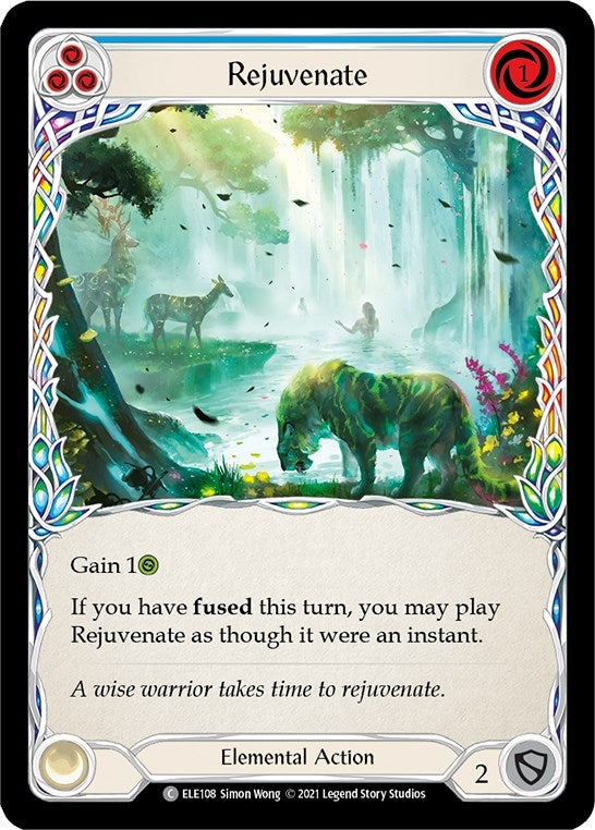 Image for Rejuvenate (Blue) (Tales of Aria) (ELE108) - Flesh and Blood TCG