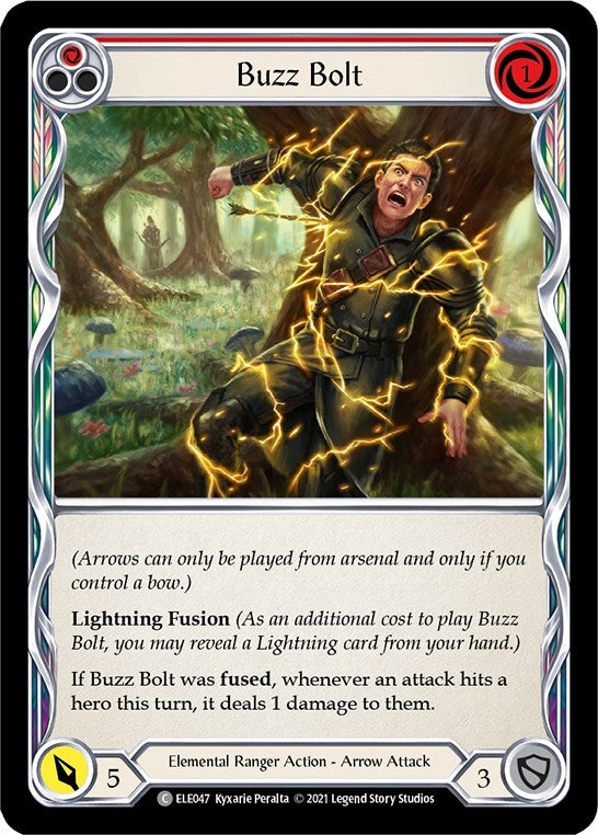 Image for Buzz Bolt (Red) (Tales of Aria) (ELE047) - Flesh and Blood TCG