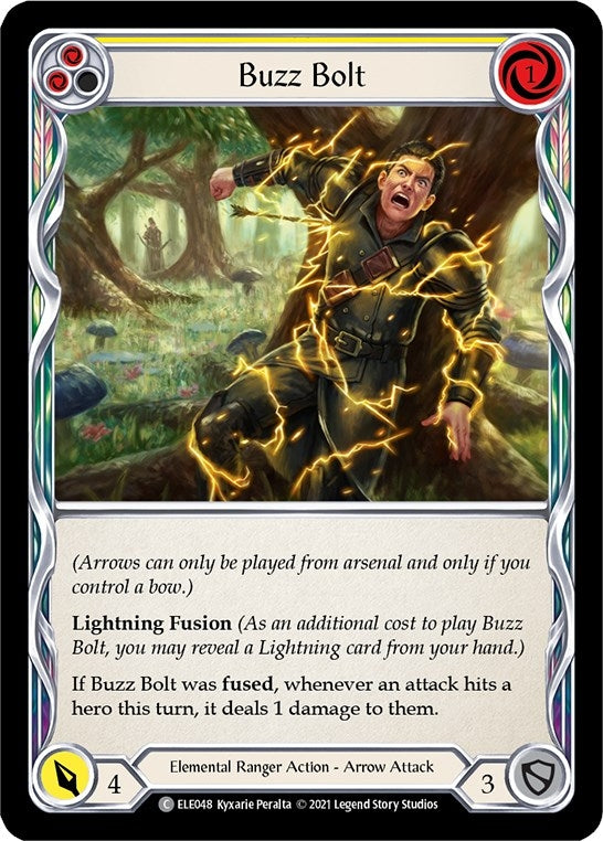 Image for Buzz Bolt (Yellow) (Tales of Aria) (ELE048) - Flesh and Blood TCG