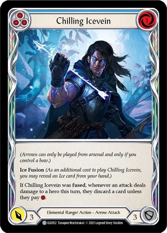 Image for Chilling Icevein (Blue) (Tales of Aria) (ELE052) - Flesh and Blood TCG