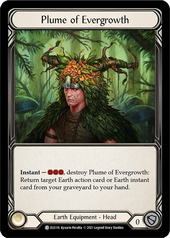 Image for Plume of Evergrowth (Tales of Aria) (ELE116) - Flesh and Blood TCG